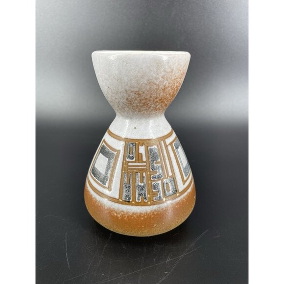 Vintage LAPID ISRAEL MCM Pottery Vase MOD 1960's - Picture 2 of 12